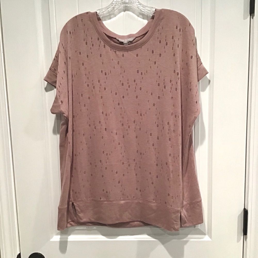 🌺3 FOR $20🌺 -- Harmony and Balance brushed Mauve yoga top 1X